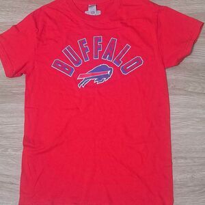 Buffalo Bills Tee – Red – Size S – NFL Apparel - NEW